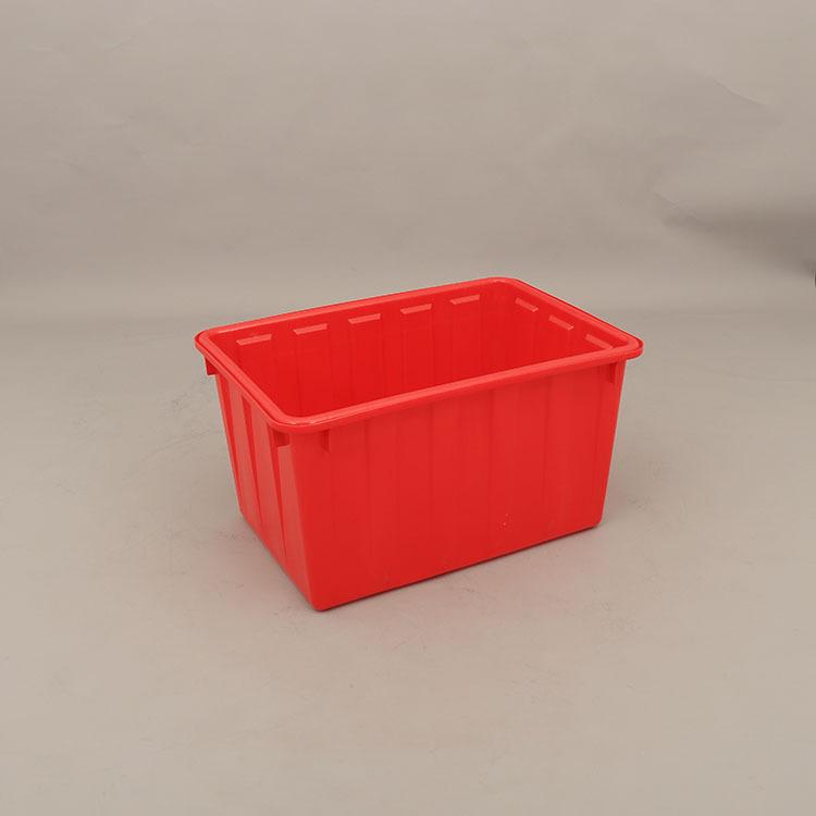 全新料塑胶中号水箱120L塑料pe箱蓝色加厚中号水