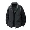 Chaleco Sidalet de lana y algodón con bloques de color para exteriores, chaqueta de algodón sin mangas de invierno holgada con cuello alto, prenda exterior elegante