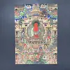Suministro del Fabricante Tela de Seda Nepalesa de Tíbet Pintura sobre Lienzo Thangka de Tara Verde Pintura del Buda de la Medicina Núcleo de Bodhisattva Ksitigarbha Pintura Colgante