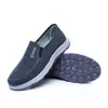 Zapatos de Tela Nuevos Estilo Viejo Pekín para Hombre Primavera y Otoño Casuales de una Sola Pieza Suela Suave Antideslizantes Transpirables Zapatos de Lona para Hombres de Mediana Edad y Mayores Zapatos de Papá
