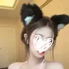 2023 Nueva moda Internet aro de pelo rojo gato orejas de zorro sombrero foto gato mucama diadema bestia oreja horquilla horquilla horquilla