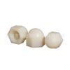 Porca calota de nylon preta e branca porca calota hexagonal de plástico plástico calota decorativa cabeça bola fêmea M3-M20