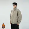 Casaco Jaqueta de Couro PU Fosco Gola Alta Americana Design Unisex Jaqueta Solta Street Cool Top de Alta Qualidade