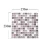 Venta caliente de pegatinas de pared creativas 3D, pegatinas de pared de plástico epoxi con mosaico 3D disponibles en varios colores