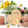 Nuevos y Populares Adornos de Corazón de Madera Transfronterizos Personalizados Grabado DIY Regalos Festivos de San Valentín para Parejas
