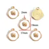 Acessórios de Joia Simples de Liga de Esmalte Pingentes Irregulares de Animais Marinhos DIY Pulseira Colar Charms W854
