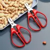 Cascanueces de Acero Inoxidable Pinzas para Frutos Secos Artefacto para Romper Semillas de Girasol para Personas Perezosas Pelador de Cáscaras de Cacahuete Casero Comer Semillas de Girasol Piñones