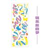 Pingzhang Pegatinas Serie Circo Arcoíris Coreano ins Cinta de Lazo Cuaderno de Bocetos Pegatinas Decorativas DIY 9