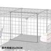 DIY Combinación Libre Pieza Mágica Ensamblada Jaula para Mascotas Valla de Aislamiento Jaula para Gatos Jaula para Perros Jaula para Conejos Alambre de Púas Resina