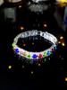 Pulsera de pedrería de moda nueva para mujer, pulsera de diamantes completa para novia, ropa de boda, accesorios de boda, una generación de cabello