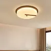 Lámpara de Restaurante Nueva, Lámpara de Techo Cálida Color Crema Estilo Antiguo para Dormitorio, Lámpara Ventilador Retro de Nogal Estilo Chino Nuevo para Estudio