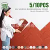 Painel de Parede Espessado com Textura de Madeira Imitação Adesivo de Parede Pvc Linha de Cintura de Sala de Estar Corredor Adesivo de Canto Adesivo de Sala de Estar