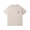 Camiseta de Manga Curta 100% Algodão Popeye para Mulheres Verão Novo Estilo 230g Algodão Penteado de Xinjiang Top Feminino Solto e Versátil