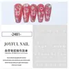 Celebridad en línea uñas hellokitty pegatinas dedo medio vertical gato KT lindo gatito gatito parte trasera adhesiva pegatinas de uñas flor joyería
