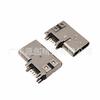 Conector lateral 14PIN nitruro de galio carga rápida PD conector de alta corriente base hembra TYPE-C conector lateral 14p pad Altura 2.6
