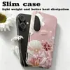 Funda para Teléfono Película de Cobertura Total Flor de Perla Rosa Suave Manzana 18Pro Comercio Exterior al por Mayor Iphone17Pro