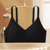 Verano Anillos sin Acero Chaleco Reductor para Mujer Pecho Grande Mostrable Pequeño Ropa Interior sin Marca Top para Mujer Sujetador Sujetador Push-up
