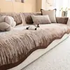 Cojín de Sofá de Chenilla Simple Moderno de Nuevo Estilo, Adecuado para Todas las Estaciones, Tela de Cubierta Antideslizante de Alta Gama para Asiento de Sofá
