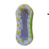 Fila Flotante de Malla Inflable PVC Juguete Flotante para el Agua Cama Cueva Flotante Asiento para Nadar Drenaje Superior Sillón de Ocio Fila Flotante de Limón