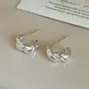 Pendientes Minimalistas de Hilo Retorcido para Mujer, Diseño de Nicho, Pendientes Geométricos Versátiles de Lujo Ligero de Gama Alta, Pendientes Nuevos