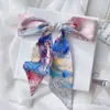 Pañuelo Largo Sedoso Nuevo Serie Van Gogh para Mujer, Pañuelo de Cuello Vintage, Lazo para Bolso, Pañuelo para la Cabeza Ins, Bufanda, Cinta para el Cabello