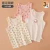 Camiseta sin mangas de algodón puro para niña de verano, Camiseta interior de algodón 100% grado A para bebé, Camiseta sin mangas ajustada para niña pequeña