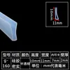 Tira de vedação em U tira de borda de silicone tira de borda para equipamento mecânico resistente a altas temperaturas tira de moldagem em fibra de vidro tira decorativa