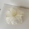 Scrunchie Simples de Organza Estilo Coreano para Mulheres, Elástico Fino e Respirável de Verão Que Não Danifica o Cabelo, Acessório de Cabelo para Mulheres