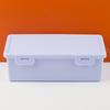 Caja de almacenamiento de papelería con hebilla de color Morandi simple, caja de hebilla de almacenamiento de gran capacidad para marcadores, bolígrafos de boceto, pinceles