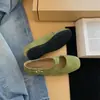 Zapatos de ballet punta redonda Mary Janes mujer 2026 otoño corte bajo con faldas zapatos de vestir