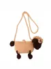 Bolso de Hombro de Cordero Tejido a Crochet Hecho a Mano para Niños 2026 Nuevo Lindo Bolso de Hilo de Dibujos Animados para Niñas Bolso Cruzado de Cachorro