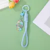 Novo Cordão de Celular Pequeno Peixe Transparente Chaveiro de Miçangas Perler DIY Corda Trançada Anti-perda Decoração de Embalagem de Bolsa Ornamento