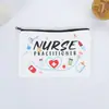 Estuche de Lona Personalizado con Diseño Colorido de Alta Calidad, Simple y de Gran Capacidad, Bolsa Portátil con Cremallera, Bolsa de Almacenamiento para Cosméticos