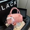 Bolso de Mano de Moda de Verano para Mujer, Bolso Cruzado Versátil de Color Sólido de Nicho Transfronterizo, Elegante Bolso de Hombro Boston