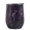 Copa para Huevo con Vaso Aislado de Acero Inoxidable 304, Copa de Vino en Forma de U, Popote de 12 oz, Copa Cáscara de Huevo, Vaso al Vacío, Vaso Cielo Estrellado