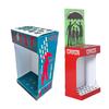 Fornecimento de fábrica de supermercado guarda-chuva display stand longo alça guarda-chuva papel display stand redondo buraco prateleira de papel estrutura de design livre