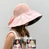 Sombrero de verano de goma negra para el sol, sombrero para mujer con ala ancha y protección UV, sombrero de pescador con protección solar, sombrero de paja.