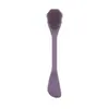 Cepillo de Silicona para Mascarilla de Doble Cabeza Limpieza Facial Manual Extractor de Puntos Negros Rasqueta para Mascarilla de Barro DIY Palillo de Silicona para Mascarilla de Doble Uso