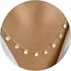 Amazon Cadena de eslabones Flash Transfronteriza Elegante Collar de Corazón Abierto Estrella Abierta Joyería de Moda Trendy para Chicas