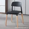 Cadeira de Plástico Casa Encosto Popular na Internet Simples Encosto Espessado Cadeira Cadeira de Jantar Moderna Nórdica Restaurante Banqueta Casual