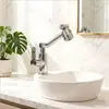 Torneira de cozinha de aço inoxidável transfronteiriça, quente e fria, produto popular de comércio exterior, estilo europeu e americano, torneira de pia multifuncional, atacado