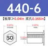 Columna de tuerca remachable galvanizada de acero al carbono SO-440/6440/632/8632/832/032-4~34 en stock venta directa