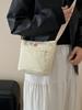 Bolso de hombro de nailon transfronterizo, bolso de mano cruzado ligero, informal, combinable con todo, de comercio exterior, 2025
