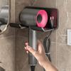Soporte para Secador de Pelo, Soporte de Pie para Secador de Pelo de Baño sin Taladro, Estante para Colocar Secador de Pelo en el Baño, Colgador con Ventosa