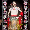 2024 Nuevo Couplet Transfronterizo del Día de Muertos Mexicano Calavera Atmósfera Festiva Diseño de Escena Decoración de Fiesta
