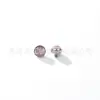 Jiang Ti F136 Unha de Osso de Ouvido de Titânio Pedra Olho de Gato Cruz Simples Venda Quente Transfronteiriça Corpo de Liga de Titânio G23 Joias de Piercing Brincos