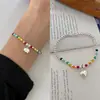 Pulsera de Letras Mobius Dulce Versátil Estilo Coreano para Mujer, Moda Retro, Pulsera Sencilla, Joyería de Mano con Patrón Retorcido