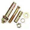 Tornillo de expansión galvanizado de acero al carbono, tornillo de explosión de hierro, color zinc, perno de expansión externo, expansión de acero inoxidable, venta al por mayor M6/M8