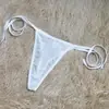 Tanga de Tirantes Puro Deseo para Mujer Malla Transparente Tirante Fino Tentación Ropa Interior Sin Costuras Comercio Exterior para Mujer Mujer t
