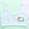 Em estoque Roupa Íntima para Meninas em Desenvolvimento Meninas do Ensino Fundamental Fina Anti-impacto Algodão Puro Regata Base Alça Pequeno Colete Transfronteiriço